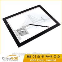 DC12V acrylic panel A4 led light pad/ LED drawing writing tracing board for animation