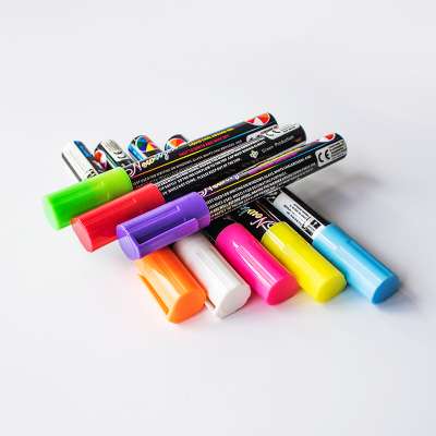 8 colors erasable marker pen wholesale liquid chalk pen for blackboard